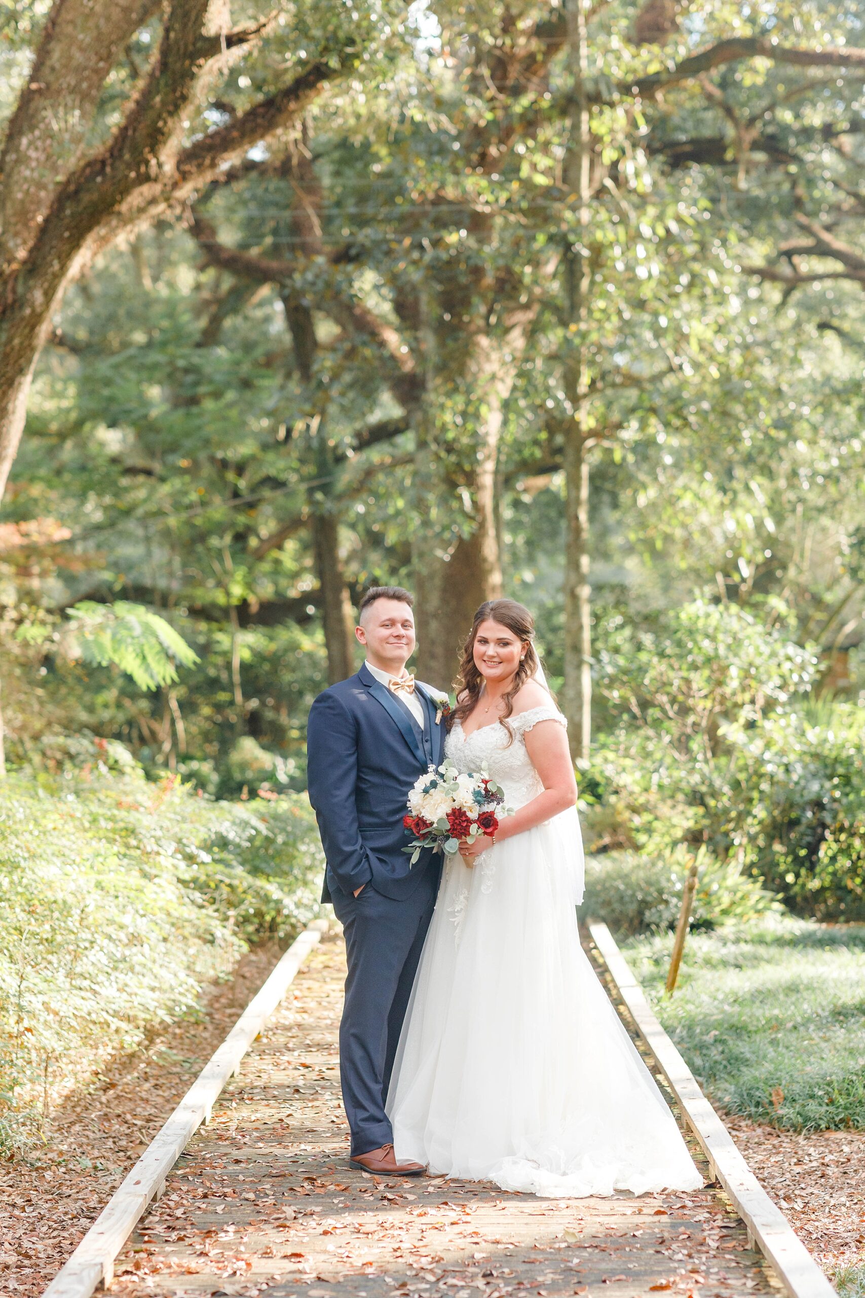 light and airy wedding portraits by Southern Louisiana wedding photographer